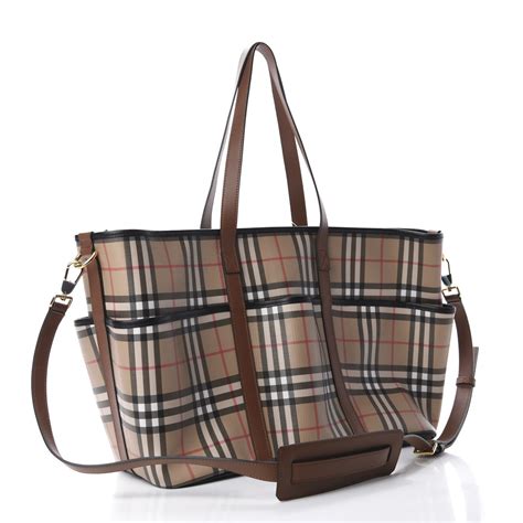 burberry parker check diaper tote bag|Burberry Limited.